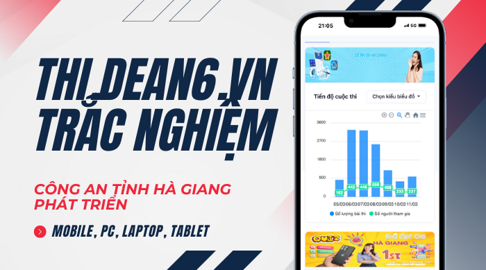 Giới thiệu về Hệ thống thi trực tuyến Đề án 06 tỉnh Hà Giang